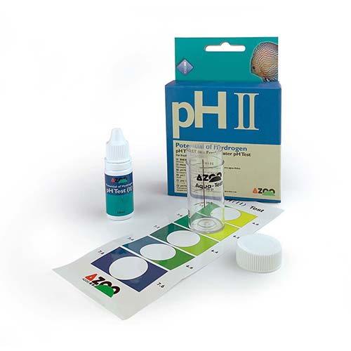 O teste colorimétrico de pH da marca AZOO.